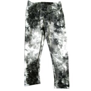 Predagear Boys Tie‑Dye Jogger Pants Black & Gray Size 4-5 Athleisure Activewear